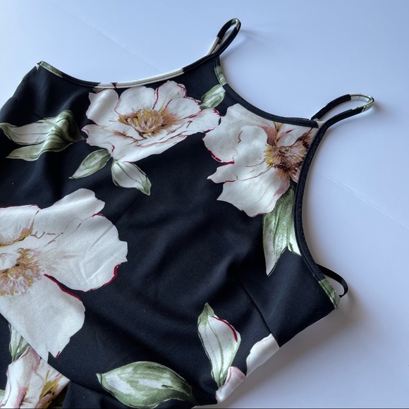 MONTEAU SLEEVELESS RACER BACK FLORAL DRESS - Picture 13 of 15